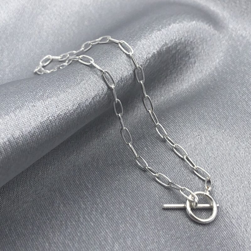 Sterling Silver TBar Bracelet - Image 3