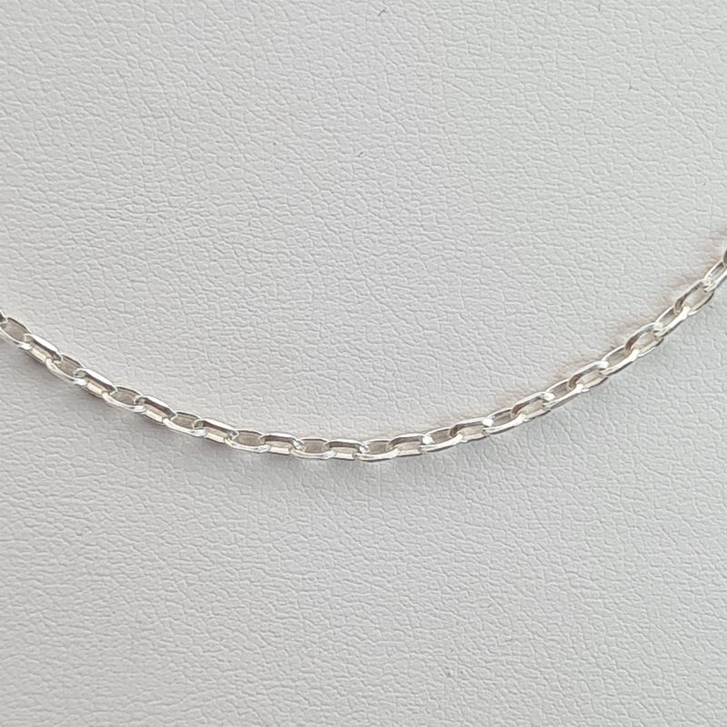 925 Sterling Silver Diamond Cut Belcher Chain Necklace (18" & 20") - Image 5