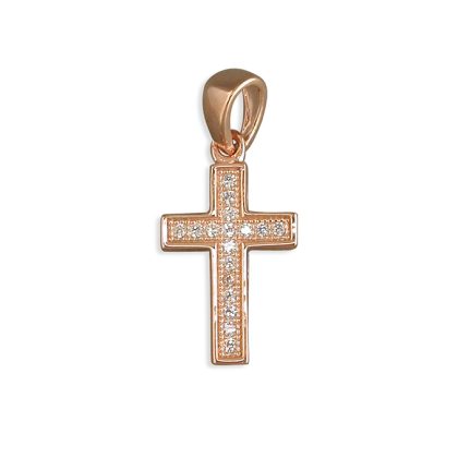 Rose Gold Cross and Chain