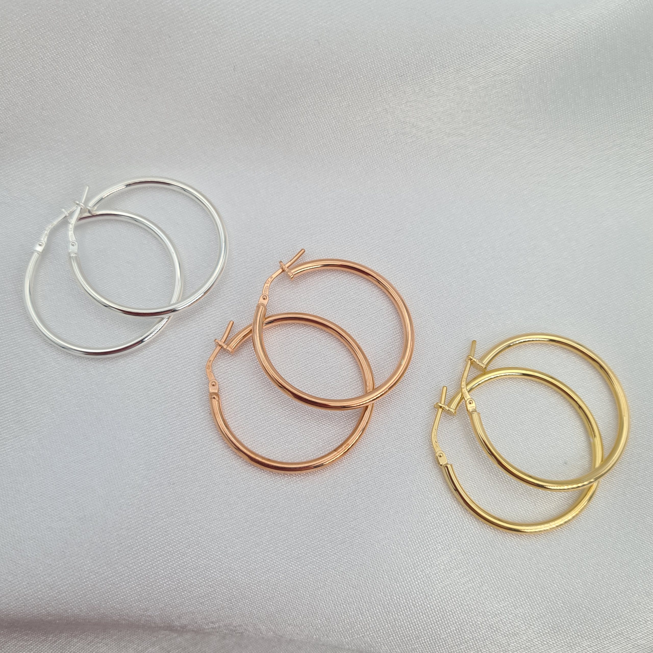 Simple ring clearance earrings