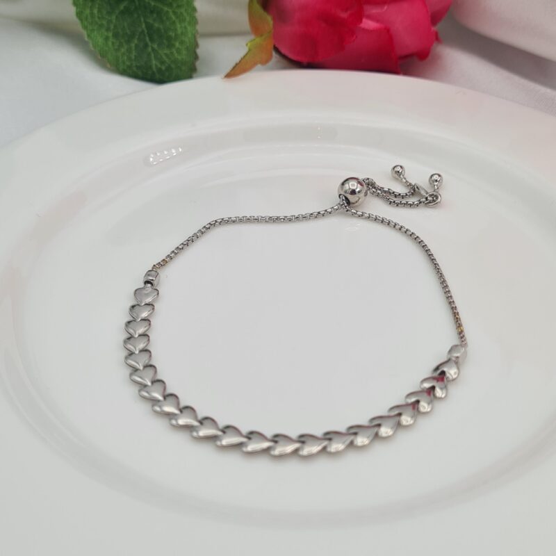 Silver Heart Bracelet