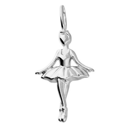 Sterling Silver Ballerina Necklace