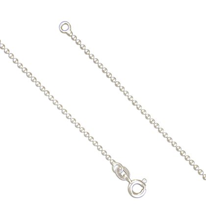 Unisex 925 Sterling Silver 20 Inch Medium Bead Chain