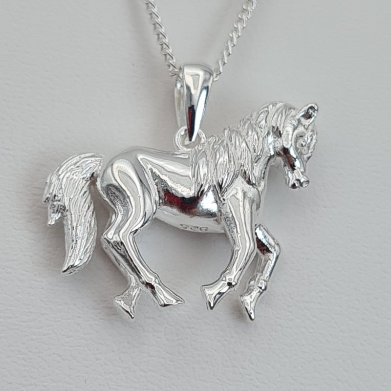 Sterling Silver Pony Pendant