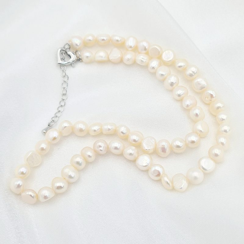 Freshwater Pearl Necklace 18 Inches - Image 2