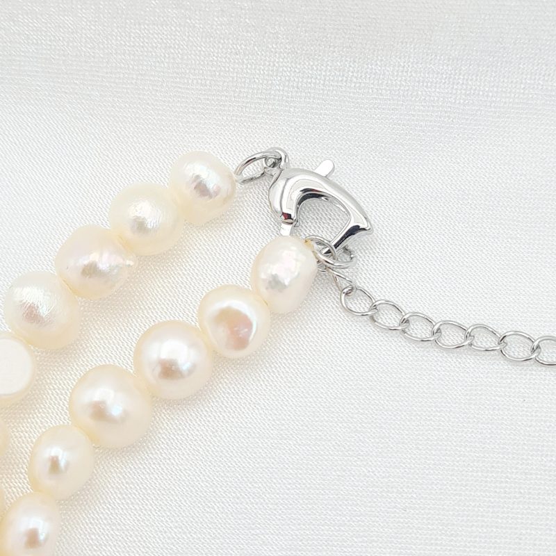 Freshwater Pearl Necklace 18 Inches - Image 4